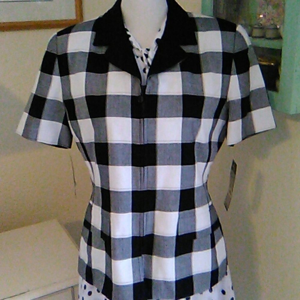 NWT Kasper for A.S.L.  Zippered Jacket